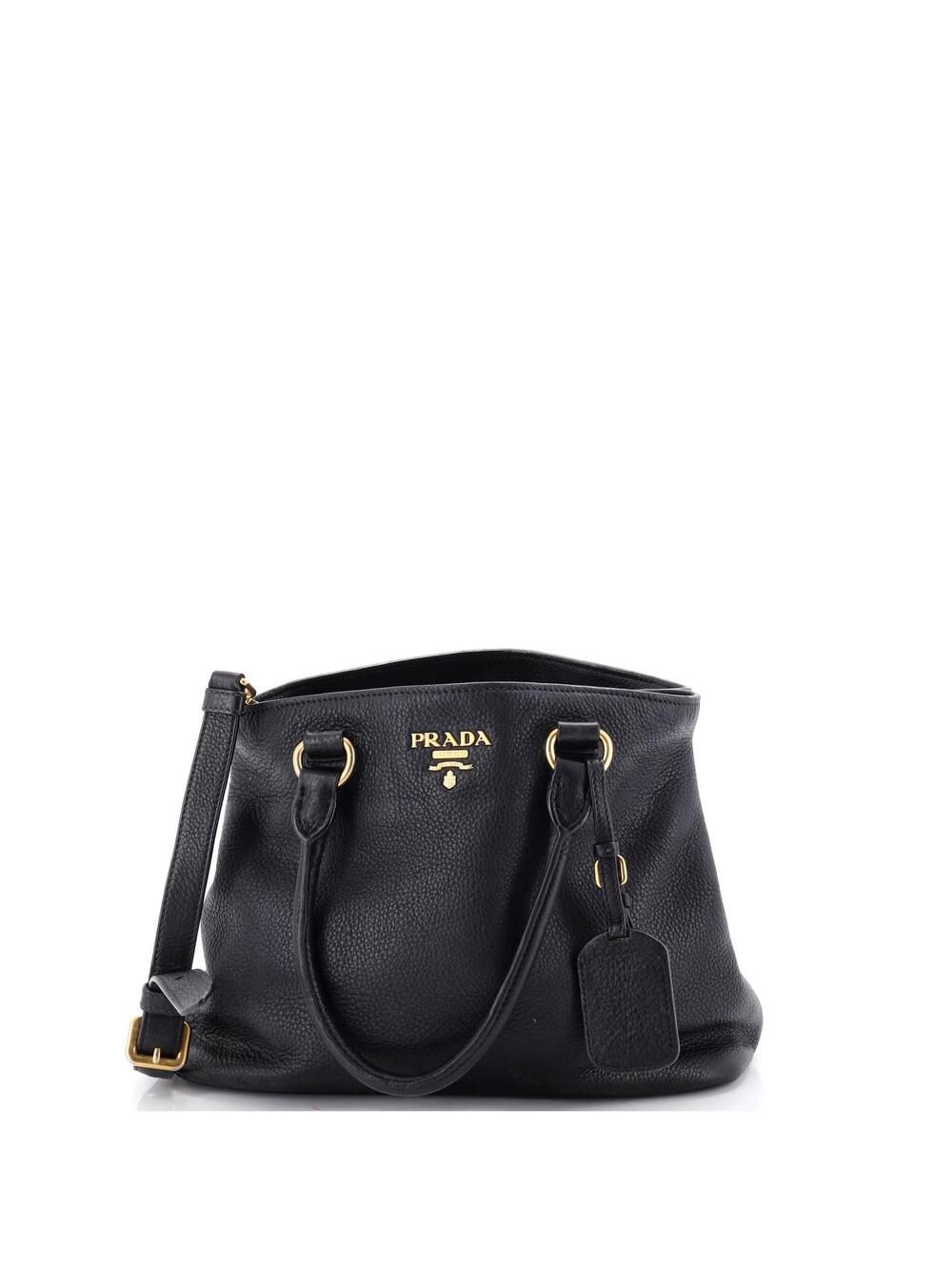 Prada Convertible Shopping Tote Vitello #364651P97B
